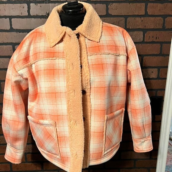 NWT Ivy Jane Fleece lined jacket with elbow patches.  size Sm. - Picture 1 of 12
